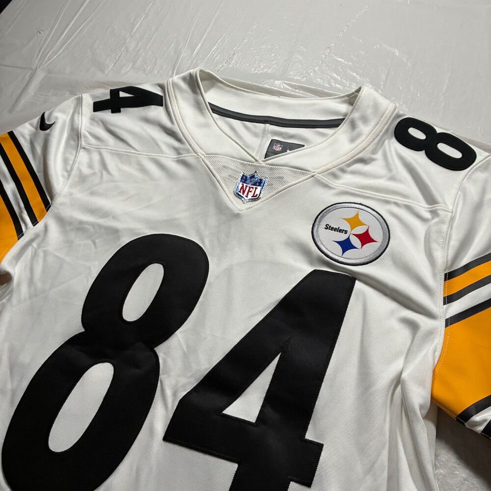 Nike NFL Pittsburgh Steelers Antonio Brown #84 Jersey White Size Small